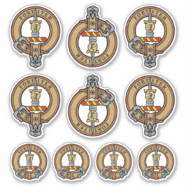 Adesivo Clan MacAlister Crest Sticker Set