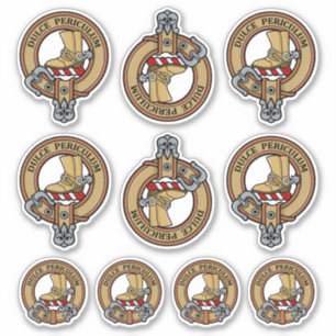 Adesivo Clan MacAulay Crest Sticker Set
