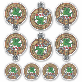 Adesivo Clan MacBeth Crest Sticker Set