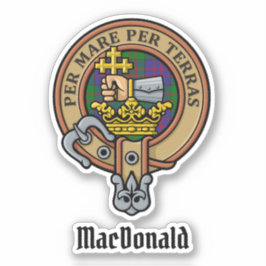 Adesivo Clan MacDonald Crest Sticker