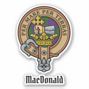 Adesivo Clan MacDonald Crest Sticker