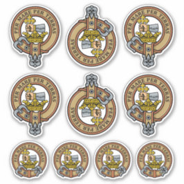Adesivo Clan MacDonald Crest Sticker Set
