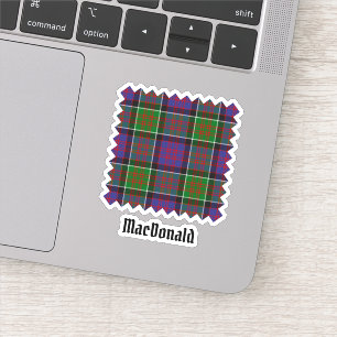 Adesivo Clan MacDonald do Clanranald Tartan Sticker