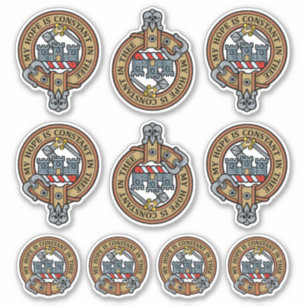 Adesivo Clan MacDonald do Crest Sticker Set