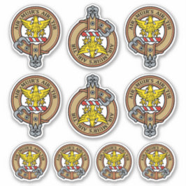 Adesivo Clan MacDonald do Keppoch Crest Sticker Set