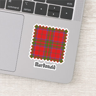 Adesivo Clan MacDonald do Keppoch Tartan Sticker