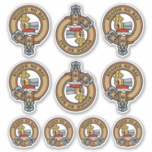 Adesivo Clan MacDougall Crest Sticker Set