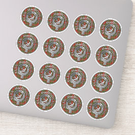 Adesivo Clan MacDougall Crest & Tartan