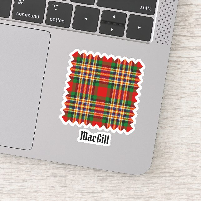 Adesivo Clan MacGill Tartan Sticker (Detalhe)