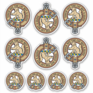 Adesivo Clan MacGowan Crest Sticker Set