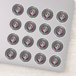 Adesivo Clan MacGowan Crest & Tartan Knot