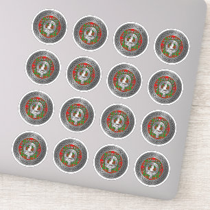 Adesivo Clan MacGregor Crest & Tartan Knot