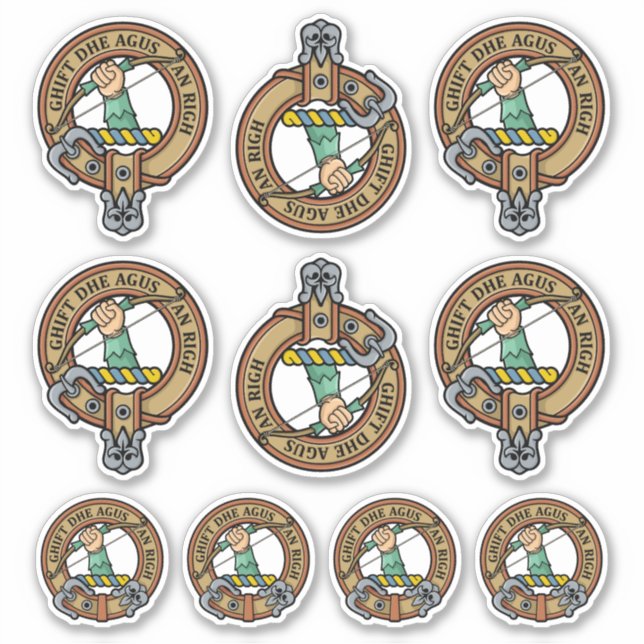 Adesivo Clan MacInnes Crest Sticker Set (Frente)
