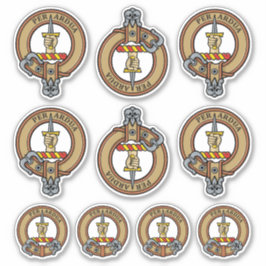 Adesivo Clan MacIntyre Crest Sticker Set