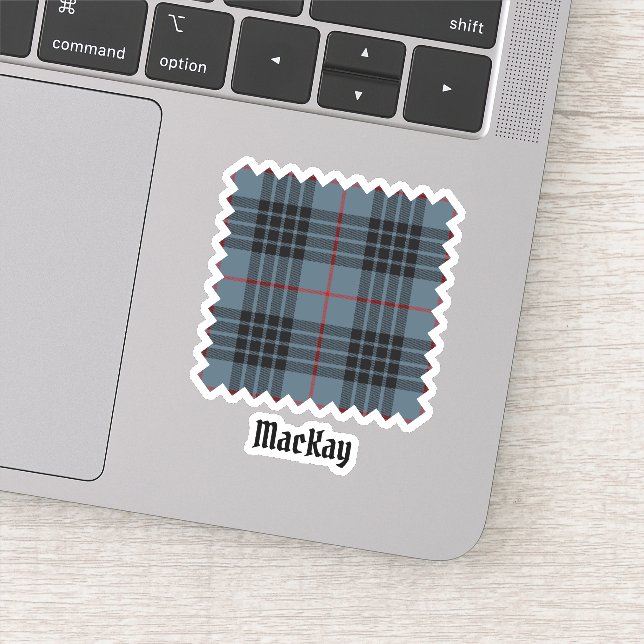 Adesivo Clan MacKay Blue Tartan (Detalhe)