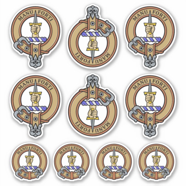 Adesivo Clan MacKay Crest Sticker Set (Frente)