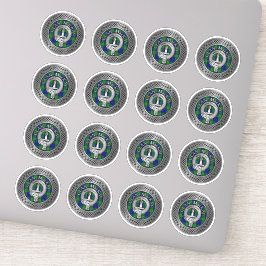 Adesivo Clan MacKay Crest & Tartan Knot Sticker