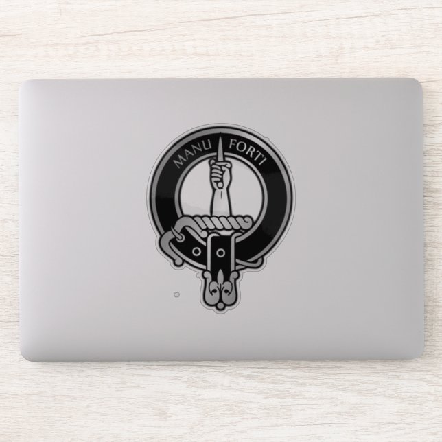 Adesivo Clan MacKay Tartan Crest Sticker (Computador)