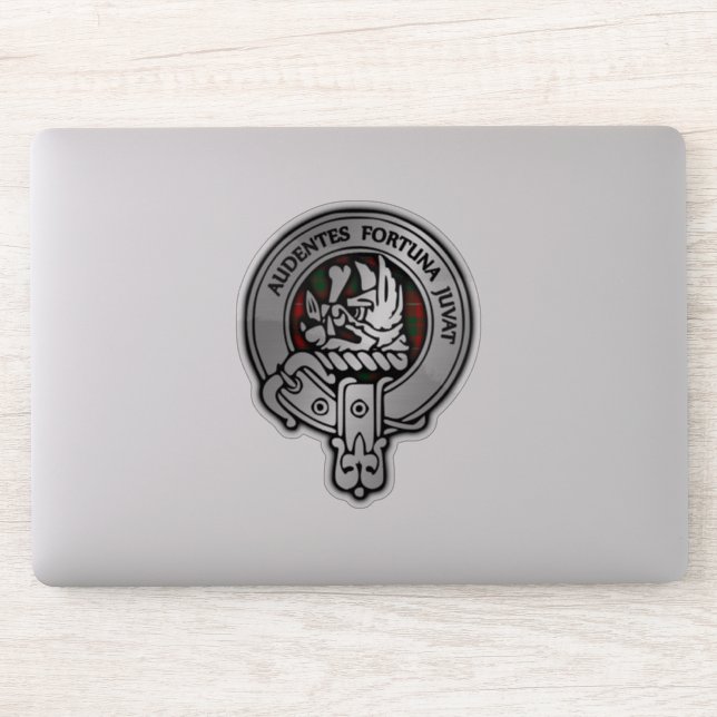 Adesivo Clan MacKinnon Crest & Tartan (Computador)