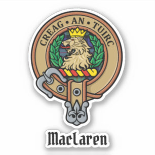 Adesivo Clan MacLaren Crest