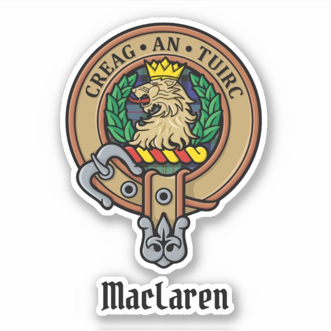 Adesivo Clan MacLaren Crest (Frente)