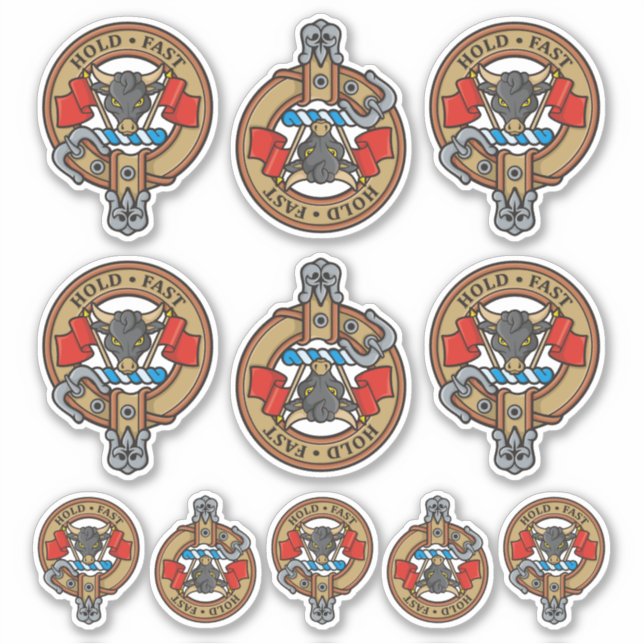 Adesivo Clan MacLeod Crest (Frente)