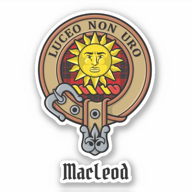 Adesivo Clan MacLeod do Raasay Crest (Frente)