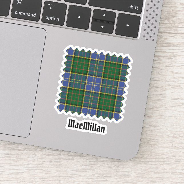 Adesivo Clan MacMillan caçando Tartan (Detalhe)