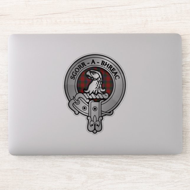 Adesivo Clan MacNeacail (MacNicol/Nicolson) Crest & Tartan (Computador)