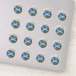 Adesivo Clan MacNeil Tartan Knot & Flag
