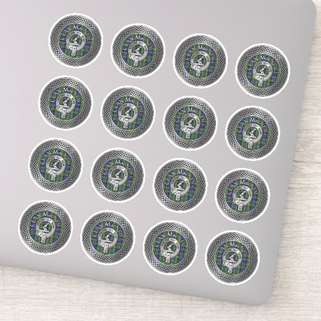 Adesivo Clan MacNeill da Gigha Crest & Tartan Sticker (Detalhe)