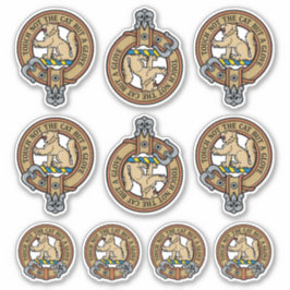 Adesivo Clan MacPherson Crest Sticker Set