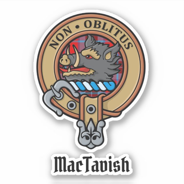 Adesivo Clan MacTavish Crest (Frente)