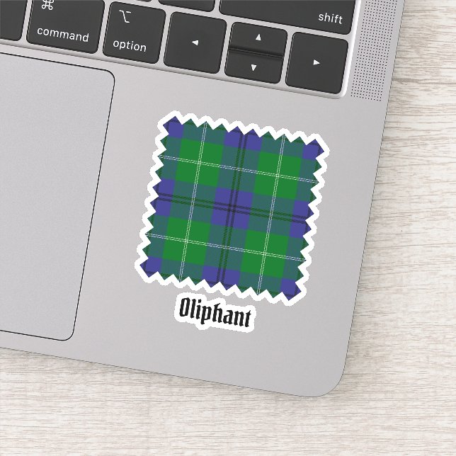 Adesivo Clan Oliphant Tartan Sticker (Detalhe)