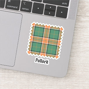 Adesivo Clan Pollock Tartan Sticker
