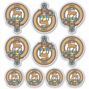 Adesivo Clan Scott Crest Sticker Set
