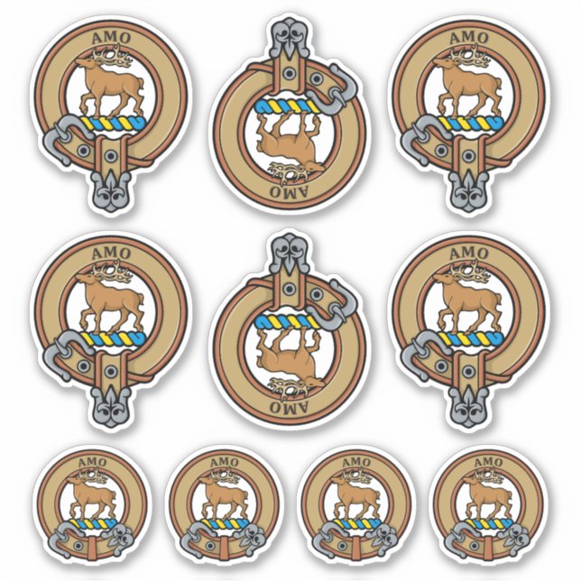 Adesivo Clan Scott Crest Sticker Set (Frente)
