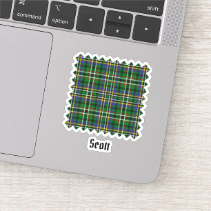 Adesivo Clan Scott Green Tartan Sticker