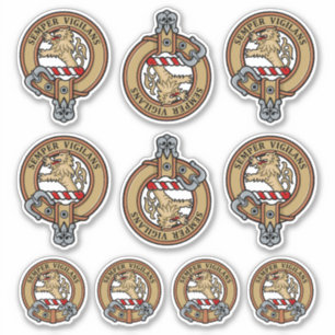 Adesivo Clan Wilson Crest Sticker Set