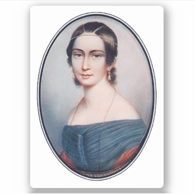 Adesivo Clara Schumann (1838) (Frente)