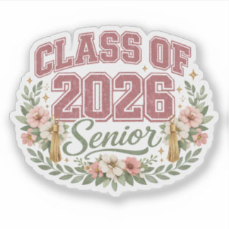 Adesivo Class of 2026 Senior Stickers | Graduation 2026 