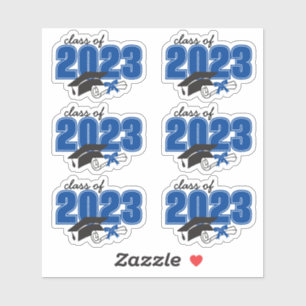 Adesivo Classe de Ano de Licenciação Formando Que Diploma 