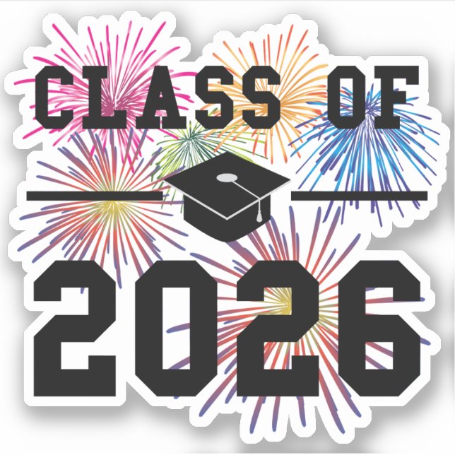 Adesivo Classe De Ano Mais velho 2026 (Frente)