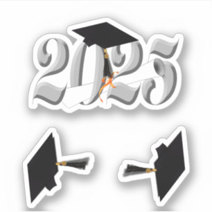 Adesivo Classe de prata clássica de 2025