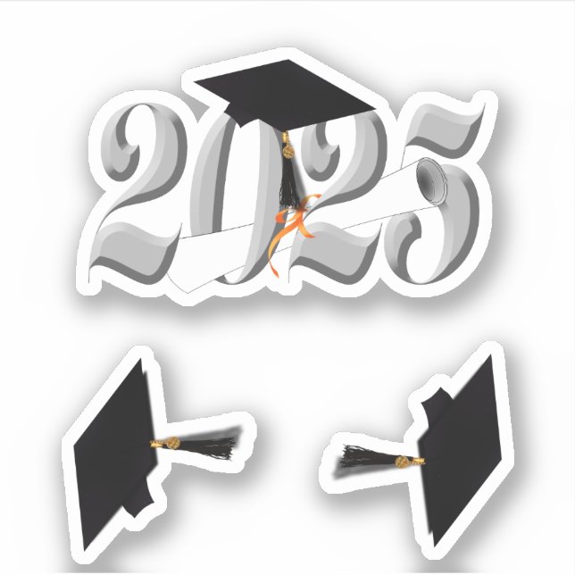 Adesivo Classe de prata clássica de 2025 (Frente)