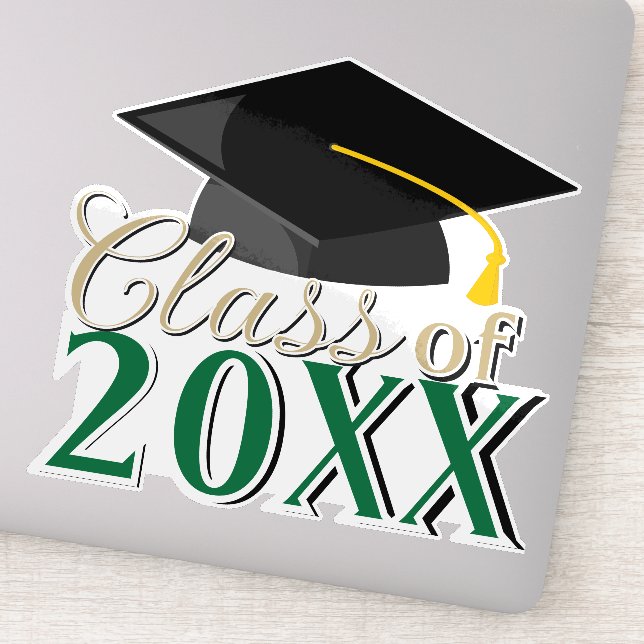 Adesivo Classe de QUALQUER Formando de Ano de Graduação de (Detalhe)