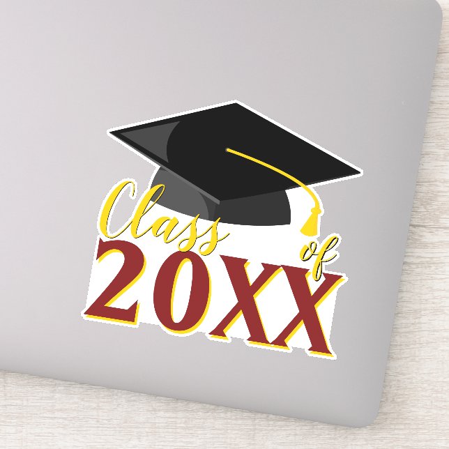 Adesivo Classe de QUALQUER Formando de Ano de Graduação de (Detalhe)
