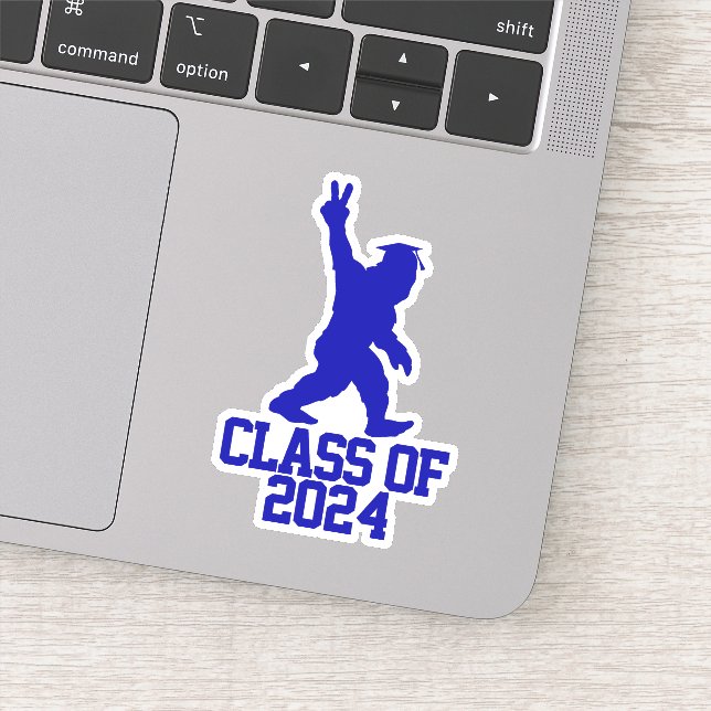 Adesivo Classe Funny Bigfoot de 2024 - Graduação 2024 (Detalhe)