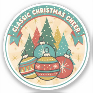 Adesivo Classic Christmas Cheer