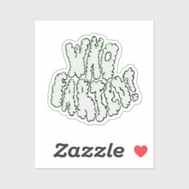 Adesivo Classic Funny Who Farted? Cloud Type Joke Quote